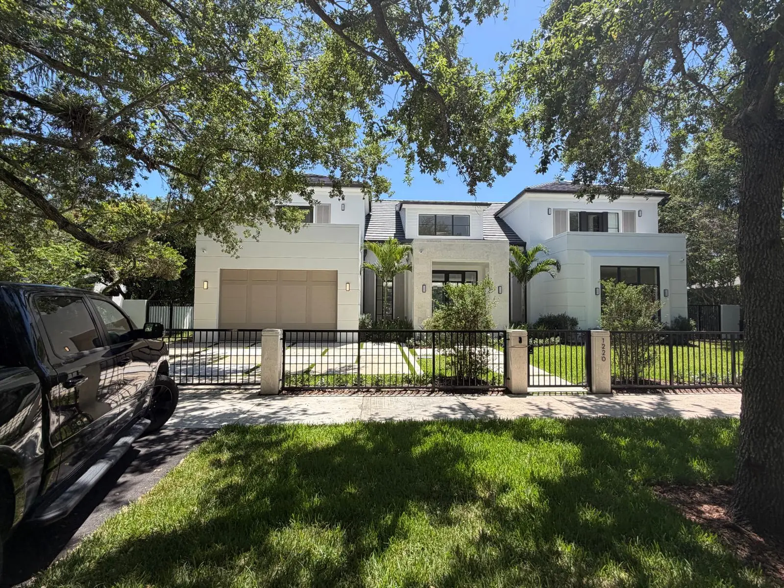 Moura General Construction — completed custom home front elevation