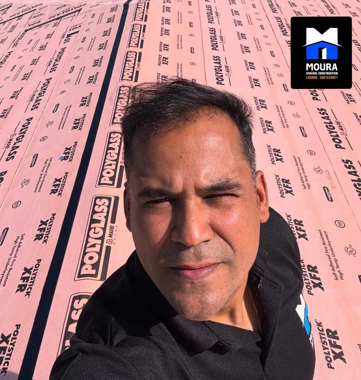 Renato on Polyglass XFR underlayment — new metal roof installation