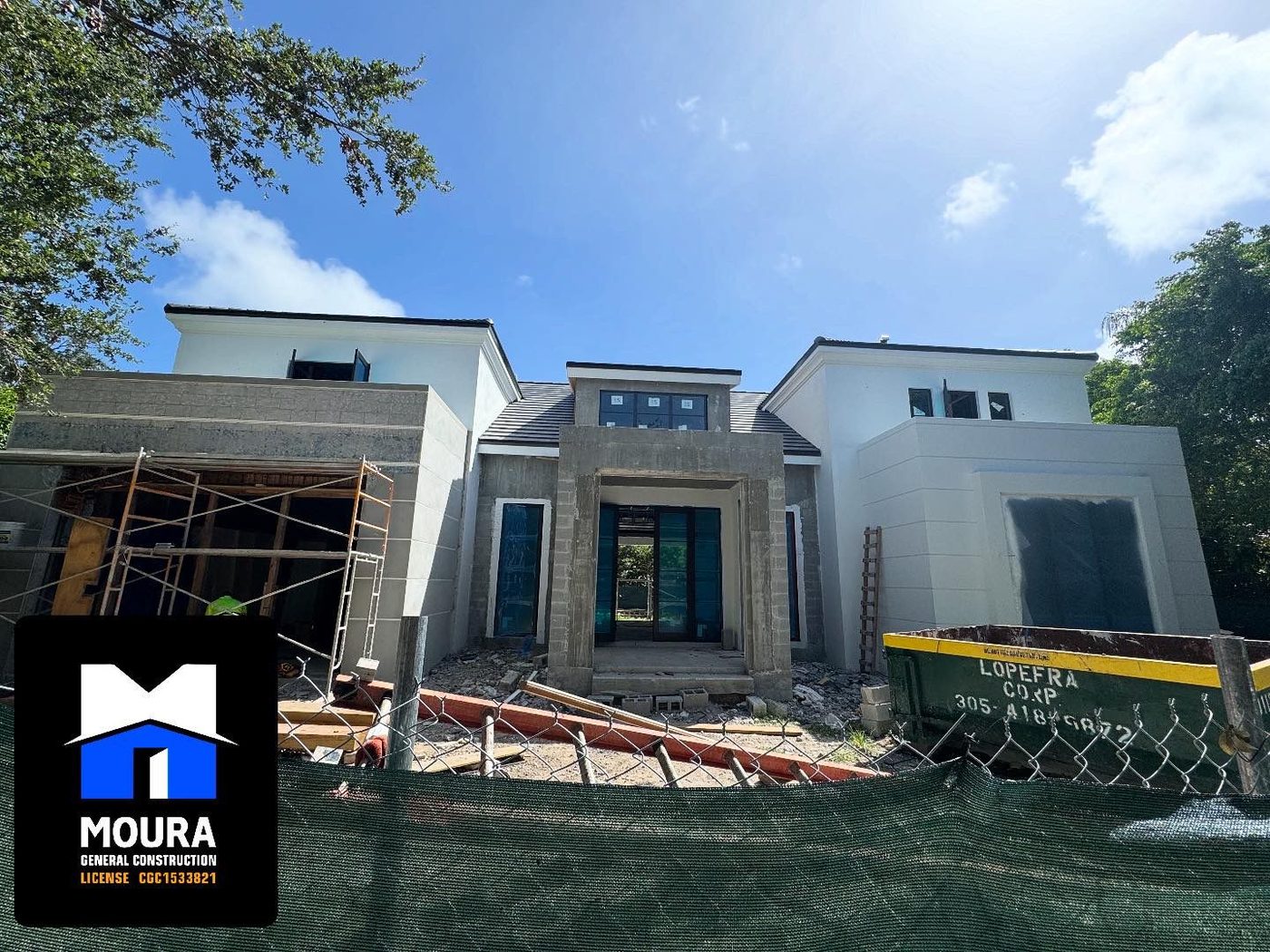 Moura crew on an active South Florida jobsite