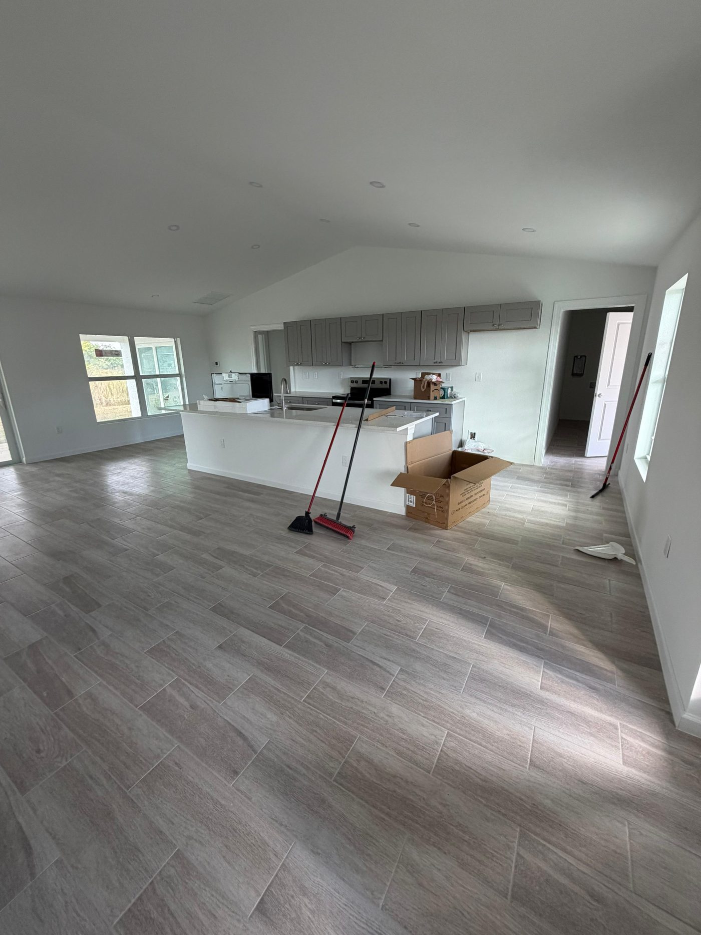 The Cape kitchen and great room