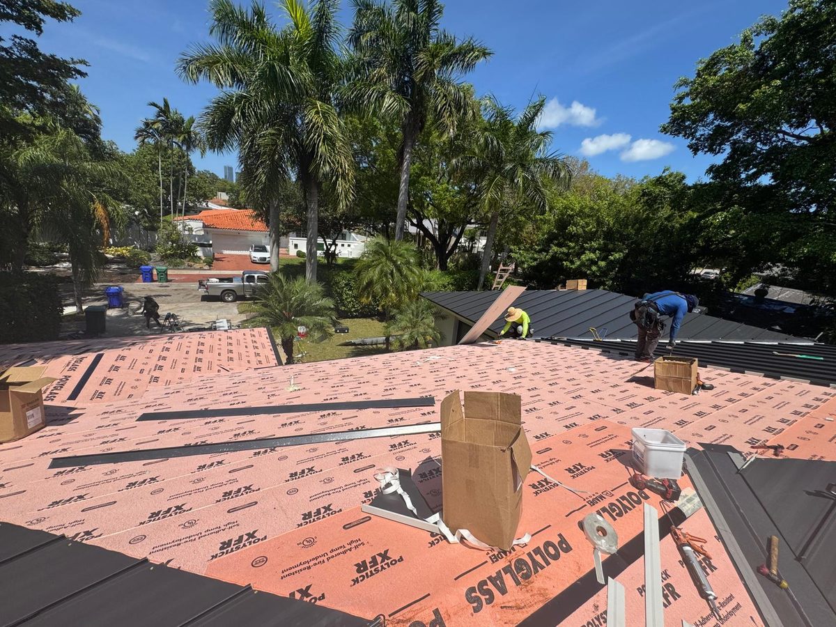 Polyglass XFR underlayment installation